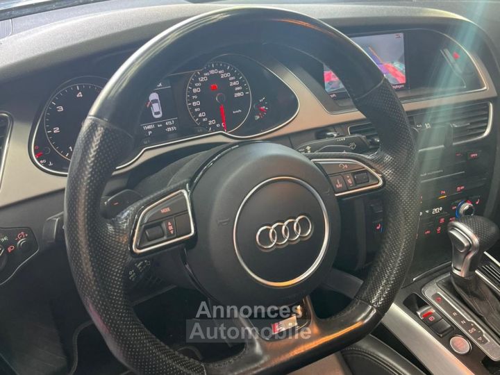 Audi A4 2L TDI 190 DPF Clean Diesel Quattro S Line S Tronic A SIEGES ELEC CHAUFFANT /TOIT OUVRANT/PALETTES/CAMERA/KEYLESS / JANTES 19 - 17