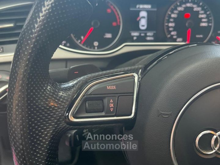 Audi A4 2L TDI 190 DPF Clean Diesel Quattro S Line S Tronic A SIEGES ELEC CHAUFFANT /TOIT OUVRANT/PALETTES/CAMERA/KEYLESS / JANTES 19 - 18