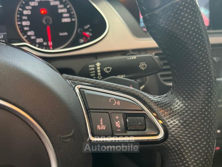 Audi A4 2L TDI 190 DPF Clean Diesel Quattro S Line S Tronic A SIEGES ELEC CHAUFFANT /TOIT OUVRANT/PALETTES/CAMERA/KEYLESS / JANTES 19 - 20