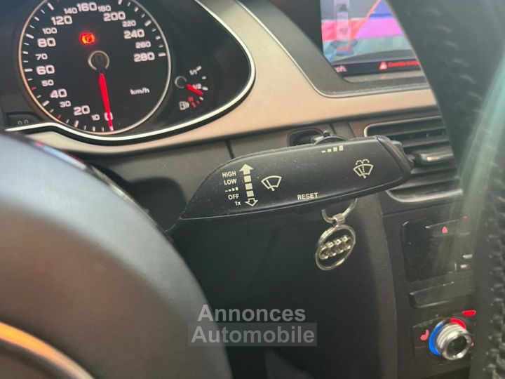 Audi A4 2L TDI 190 DPF Clean Diesel Quattro S Line S Tronic A SIEGES ELEC CHAUFFANT /TOIT OUVRANT/PALETTES/CAMERA/KEYLESS / JANTES 19 - 21