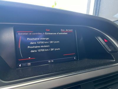 Audi A4 2L TDI 190 DPF Clean Diesel Quattro S Line S Tronic A SIEGES ELEC CHAUFFANT /TOIT OUVRANT/PALETTES/CAMERA/KEYLESS / JANTES 19   - 23