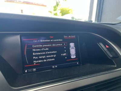 Audi A4 2L TDI 190 DPF Clean Diesel Quattro S Line S Tronic A SIEGES ELEC CHAUFFANT /TOIT OUVRANT/PALETTES/CAMERA/KEYLESS / JANTES 19   - 27