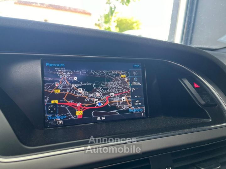 Audi A4 2L TDI 190 DPF Clean Diesel Quattro S Line S Tronic A SIEGES ELEC CHAUFFANT /TOIT OUVRANT/PALETTES/CAMERA/KEYLESS / JANTES 19 - 29