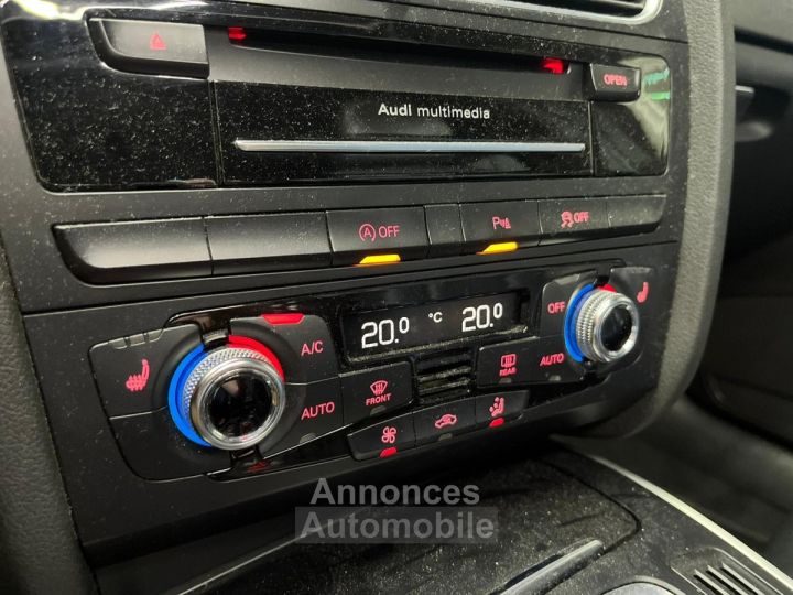 Audi A4 2L TDI 190 DPF Clean Diesel Quattro S Line S Tronic A SIEGES ELEC CHAUFFANT /TOIT OUVRANT/PALETTES/CAMERA/KEYLESS / JANTES 19 - 31