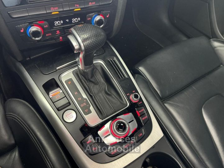 Audi A4 2L TDI 190 DPF Clean Diesel Quattro S Line S Tronic A SIEGES ELEC CHAUFFANT /TOIT OUVRANT/PALETTES/CAMERA/KEYLESS / JANTES 19 - 32