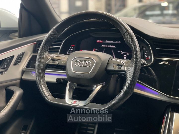 Audi Q8 50 30 TDi 286CV TIPTRONIC 8 QUATTRO S-LINE - ATTELAGE/SIEGES CHAUFFANTS/TO - 19