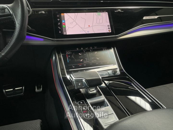 Audi Q8 50 30 TDi 286CV TIPTRONIC 8 QUATTRO S-LINE - ATTELAGE/SIEGES CHAUFFANTS/TO - 22