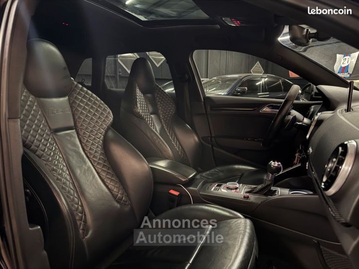 Audi RS3 Sportback 25 TFSI 367 cv ( 8v1) TOIT OUVRANT MAGNETIC RIDE CARBONE SIEGE COBRA IMMAT FRANCAISE - 5