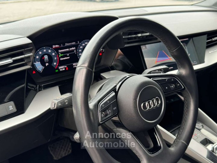 Audi A3 Sportback 30 TFSI S tronic --Hybride--Cam&eacute;ra - 15