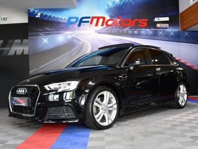 Audi A3 Sportback S-Line 40 TFSI 190 S-Tronic GPS Virtual Régulateur Cuir TO Drive JA 18   - 1