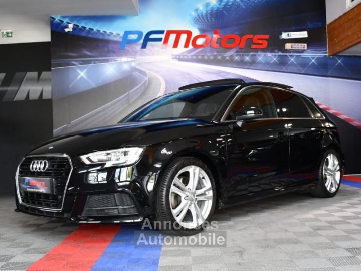 Audi A3 Sportback S-Line 40 TFSI 190 S-Tronic GPS Virtual Régulateur Cuir TO Drive JA 18 - 1
