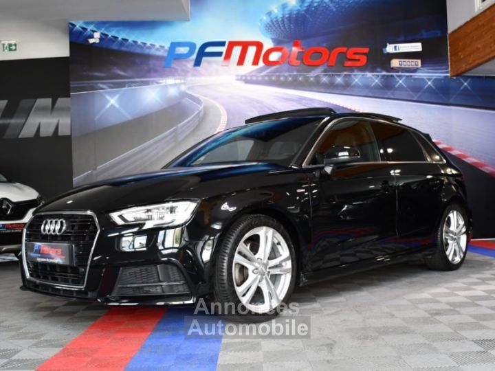 Audi A3 Sportback S-Line 40 TFSI 190 S-Tronic GPS Virtual Régulateur Cuir TO Drive JA 18 - 4