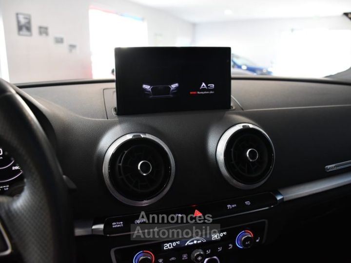 Audi A3 Sportback S-Line 40 TFSI 190 S-Tronic GPS Virtual Régulateur Cuir TO Drive JA 18 - 23