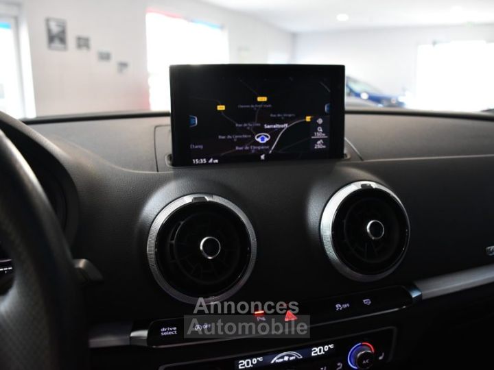 Audi A3 Sportback S-Line 40 TFSI 190 S-Tronic GPS Virtual Régulateur Cuir TO Drive JA 18 - 26