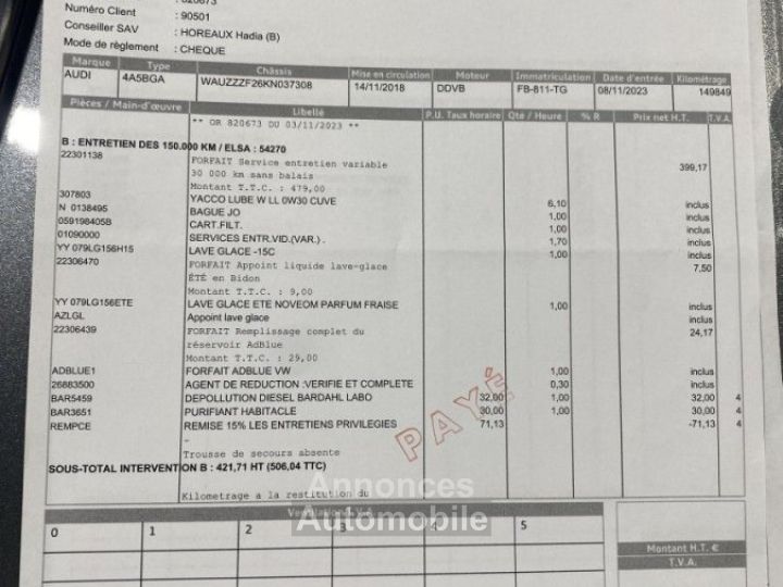 Audi A6 Avant 50 TDI 286CH QUATTRO TIPTRONIC 8 - 13
