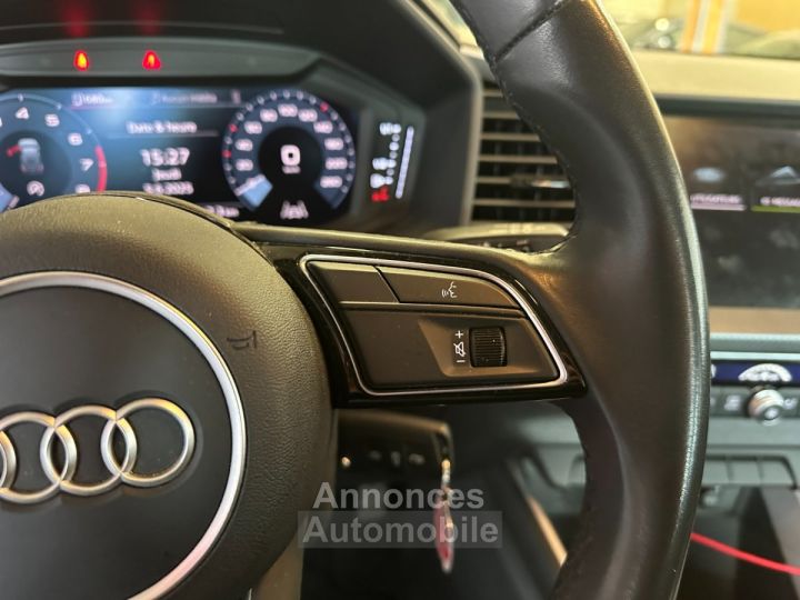 Audi A1 Sportback 25 TFSI 10 95 ch BVM5 - Suivi - 1ere main - Finition Advanced - Apple CarPlay - 14
