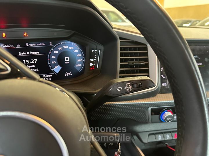Audi A1 Sportback 25 TFSI 10 95 ch BVM5 - Suivi - 1ere main - Finition Advanced - Apple CarPlay - 15