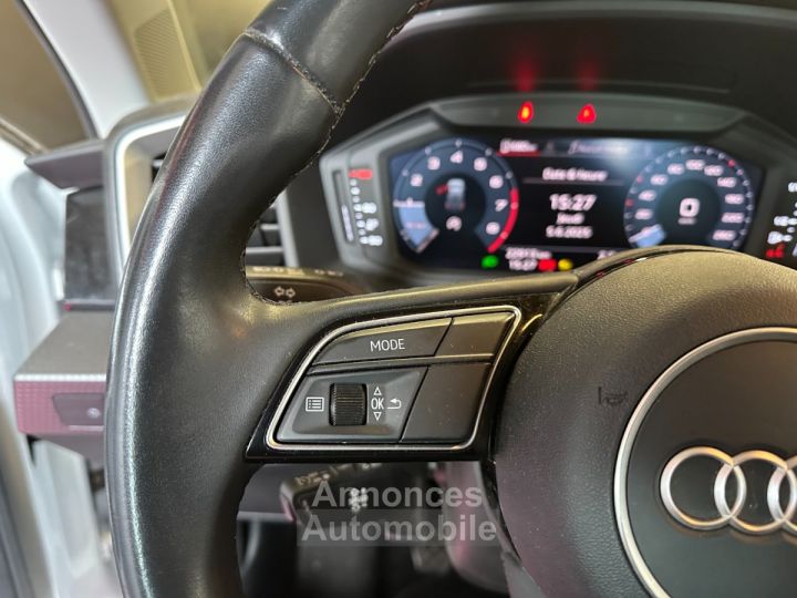 Audi A1 Sportback 25 TFSI 10 95 ch BVM5 - Suivi - 1ere main - Finition Advanced - Apple CarPlay - 16