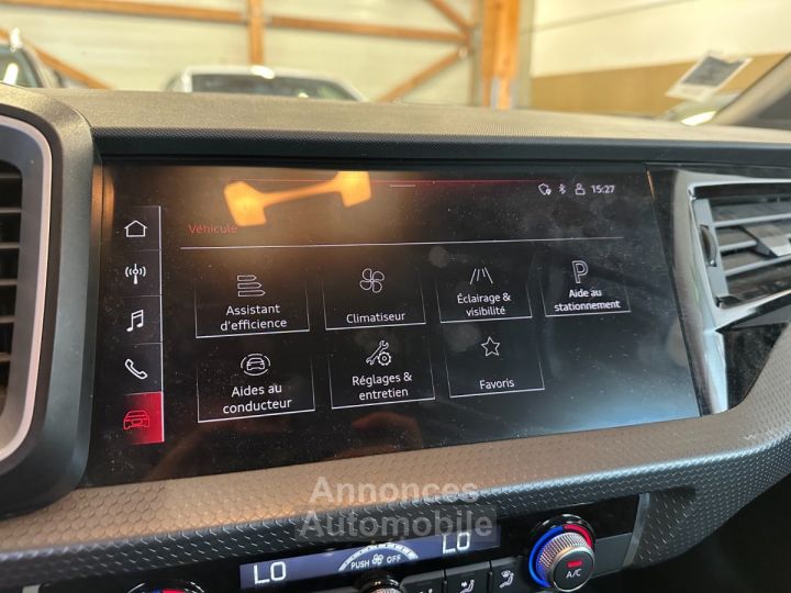 Audi A1 Sportback 25 TFSI 10 95 ch BVM5 - Suivi - 1ere main - Finition Advanced - Apple CarPlay - 19