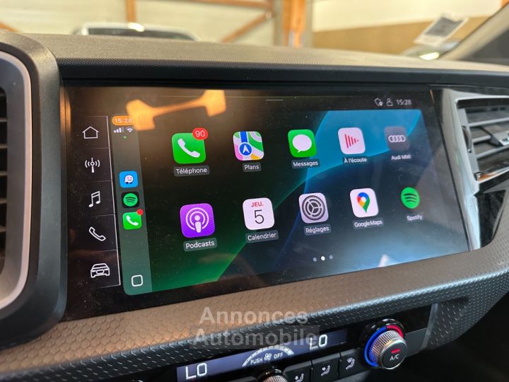 Audi A1 Sportback 25 TFSI 10 95 ch BVM5 - Suivi - 1ere main - Finition Advanced - Apple CarPlay - 21