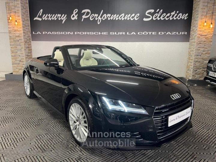 Audi TT Roadster 20 Quattro 230ch S-tronic - 1°main - 28000km - Cuir Exclusive - Echap sport - 8