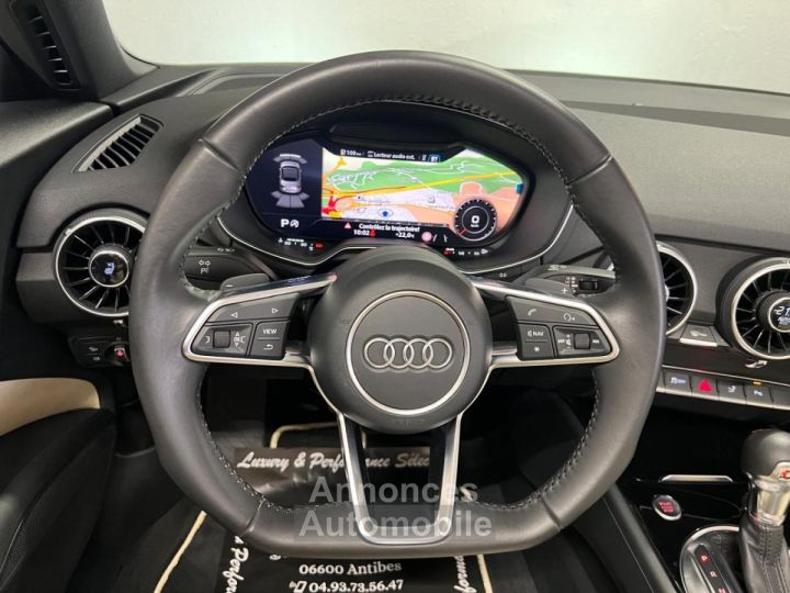 Audi TT Roadster 20 Quattro 230ch S-tronic - 1°main - 28000km - Cuir Exclusive - Echap sport - 14
