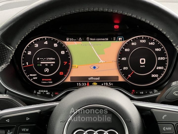 Audi TT COUPE III MK3 COUPE S-LINE 20 TFSI 230 Cv VIRTUAL COCKPIT / CRIT AIR 1 - GARANTIE 1 AN - 29