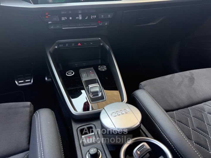 Audi A3 BERLINE 35 TFSI Mild Hybrid 150 S tronic 7 S Line-FR-MATRIX-ALCANTARA-CAMERA-GARANTIE - 13