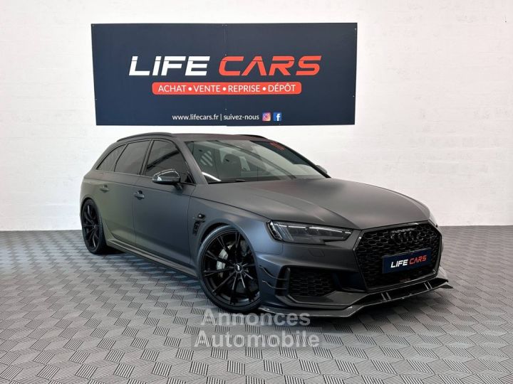 Audi RS4 Avant R ABT 1/50 (B9) 29 V6 TFSI 530ch quattro tiptronic 8 Française entretien covering noir/kaki - 4