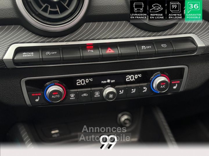 Audi Q2 35 TFSI SONOS PANO LED CUIR VIRTUAL CAMERA LOA LLD CREDIT LIVRAISON - 28