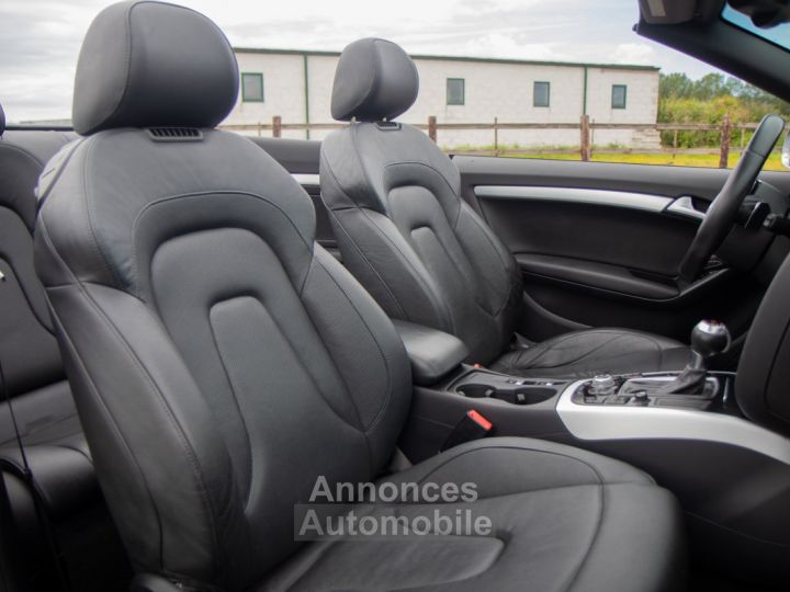 Audi S5 30 TFSI V6 Quattro S-Tronic Cabrio - LEDER - MEMORYSEATS - CAMERA - CRUISECONTROL - XENON - ZETELVENTILATIE - 18