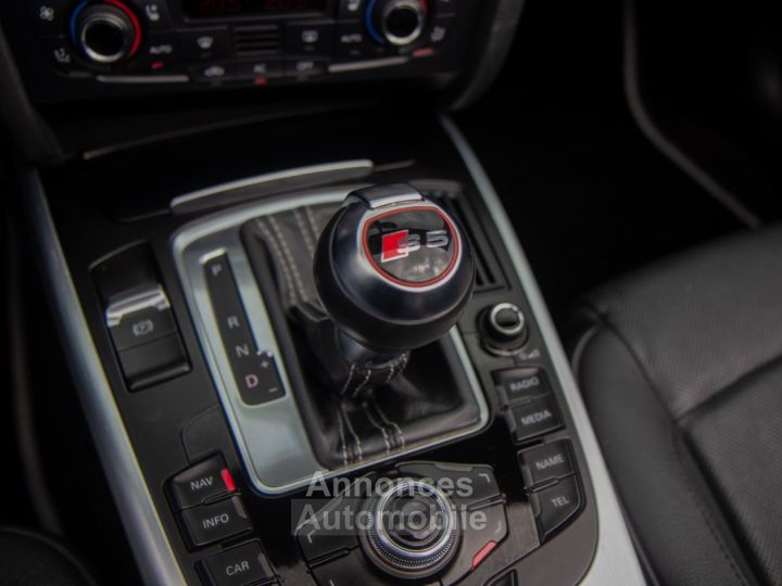 Audi S5 30 TFSI V6 Quattro S-Tronic Cabrio - LEDER - MEMORYSEATS - CAMERA - CRUISECONTROL - XENON - ZETELVENTILATIE - 28