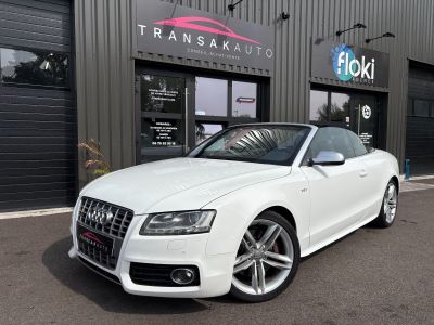 Audi S5 cabriolet v6 30 tfsi 333 quattro s tronic avec sieges chauffant radar avant et arriere climatisation auto echappement sport   - 1