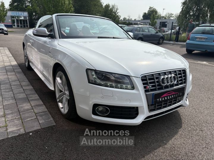 Audi S5 cabriolet v6 30 tfsi 333 quattro s tronic avec sieges chauffant radar avant et arriere climatisation auto echappement sport - 2