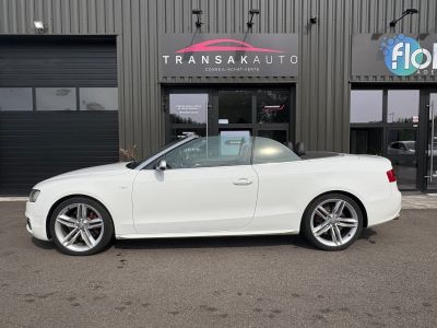Audi S5 cabriolet v6 30 tfsi 333 quattro s tronic avec sieges chauffant radar avant et arriere climatisation auto echappement sport   - 4