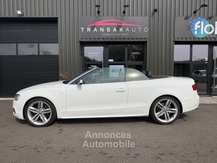 Audi S5 cabriolet v6 30 tfsi 333 quattro s tronic avec sieges chauffant radar avant et arriere climatisation auto echappement sport - 4