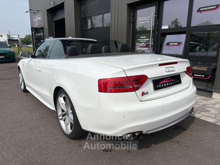 Audi S5 cabriolet v6 30 tfsi 333 quattro s tronic avec sieges chauffant radar avant et arriere climatisation auto echappement sport - 5