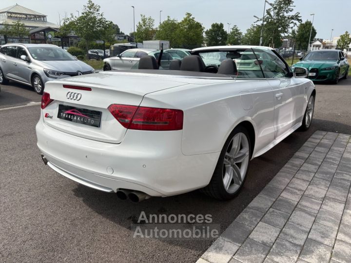 Audi S5 cabriolet v6 30 tfsi 333 quattro s tronic avec sieges chauffant radar avant et arriere climatisation auto echappement sport - 7