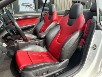 Audi S5 cabriolet v6 30 tfsi 333 quattro s tronic avec sieges chauffant radar avant et arriere climatisation auto echappement sport   - 8