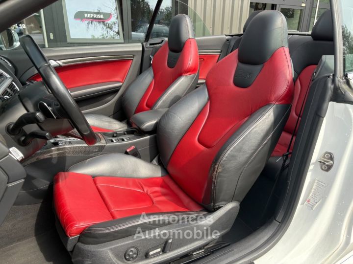 Audi S5 cabriolet v6 30 tfsi 333 quattro s tronic avec sieges chauffant radar avant et arriere climatisation auto echappement sport - 8