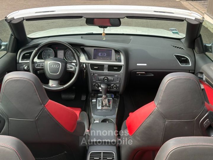 Audi S5 cabriolet v6 30 tfsi 333 quattro s tronic avec sieges chauffant radar avant et arriere climatisation auto echappement sport - 9