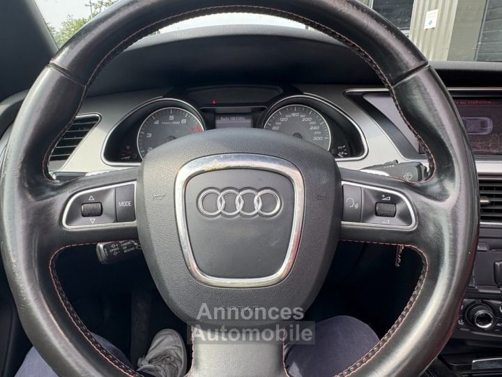 Audi S5 cabriolet v6 30 tfsi 333 quattro s tronic avec sieges chauffant radar avant et arriere climatisation auto echappement sport - 10