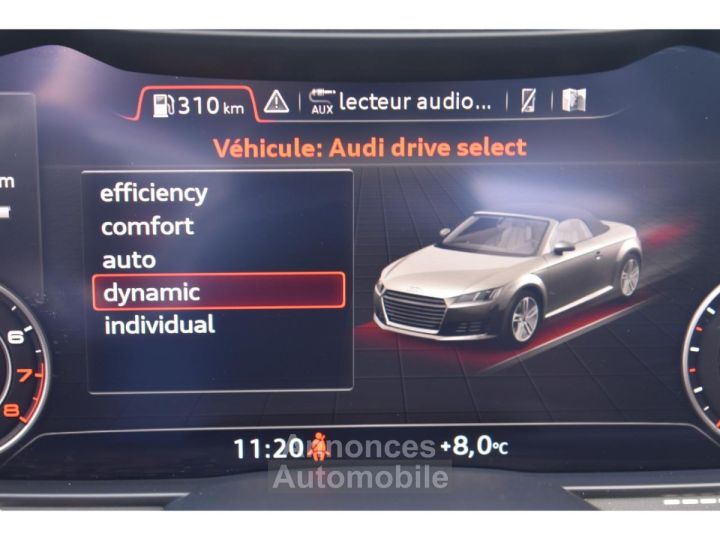 Audi TT Roadster 45 TFSI 245CH S LINE QUATTRO S TRONIC 7 - 28