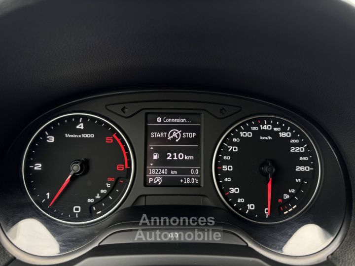 Audi A3 Sportback 16 TDi 110 GPS XENON LED REGUL BVA - 17