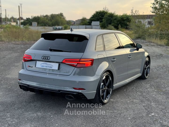 Audi RS3 Sportback - immat FR, sièges diamants, pack design RS, échap RS, B&O, magnetic, matrix - 4