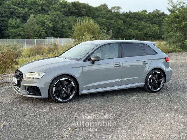 Audi RS3 Sportback - immat FR, sièges diamants, pack design RS, échap RS, B&O, magnetic, matrix - 19