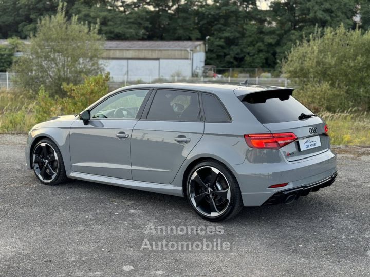 Audi RS3 Sportback - immat FR, sièges diamants, pack design RS, échap RS, B&O, magnetic, matrix - 21