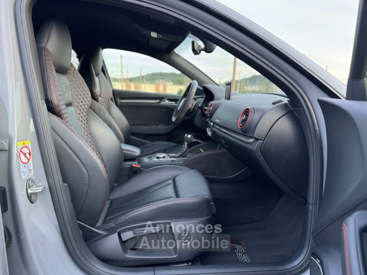 Audi RS3 Sportback - immat FR, sièges diamants, pack design RS, échap RS, B&O, magnetic, matrix - 26