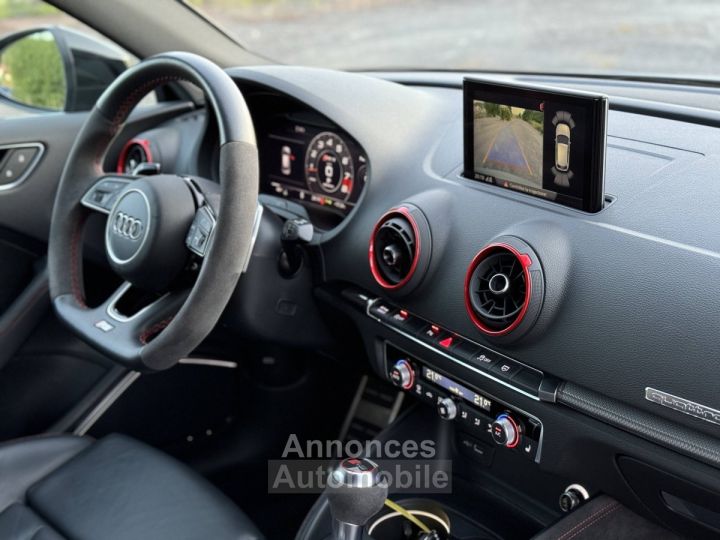 Audi RS3 Sportback - immat FR, sièges diamants, pack design RS, échap RS, B&O, magnetic, matrix - 27