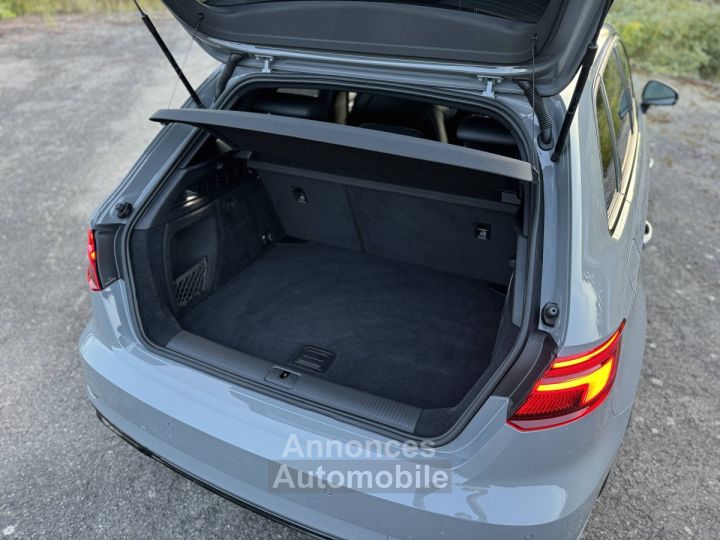 Audi RS3 Sportback - immat FR, sièges diamants, pack design RS, échap RS, B&O, magnetic, matrix - 38
